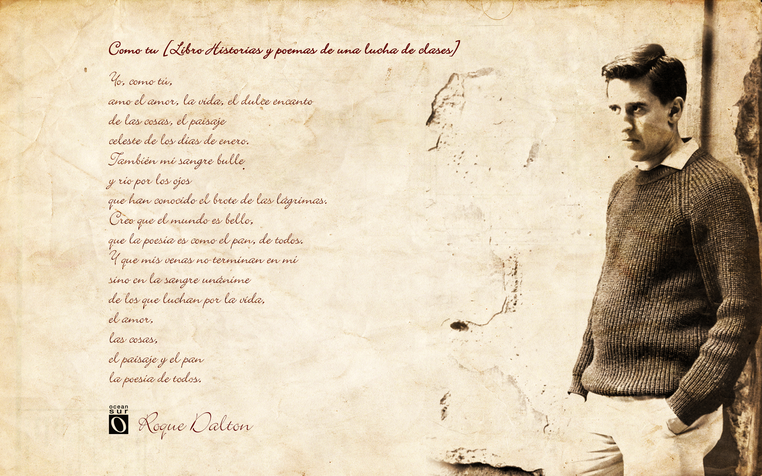 Poema de Roque Dalton Wallpaper