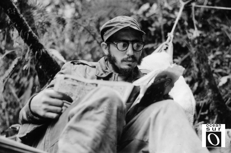 Fidel Castro durante la Guerra Revolucionaria cubana (1956-1958).