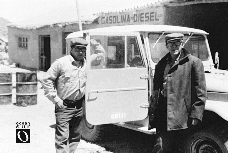 Tuma (Carlos Coello) y Che Guevara en el paso de Abapó, antes de salir hacia Lagunillas